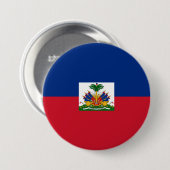 Haitis Flagge Button (Vorne & Hinten)