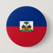 Haitis Flagge Button (Vorderseite)