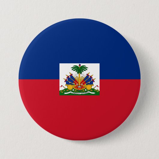Haitis Flagge Button (Vorderseite)