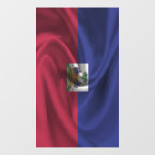 Haitis-Flagge Fensteraufkleber (Blatt)