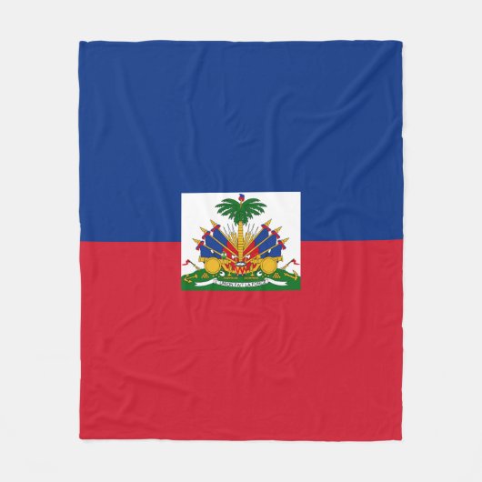 Haitis Flagge Fleecedecke (Vorderseite)