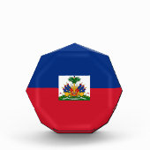 Haitis Flagge Fotoblock (Vorderseite)
