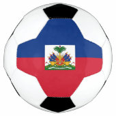 Haitis Flagge Fußball (Vorderseite)