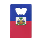 Haitis-Flagge Geldbeutel Flaschenöffner (Rückseite)