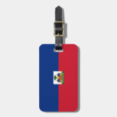 Haitis Flagge Gepäckanhänger (Vorderseite vertikal)