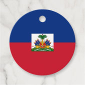 Haitis Flagge Geschenkanhänger (Vorderseite)