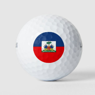 Haitis-Flagge Golfball