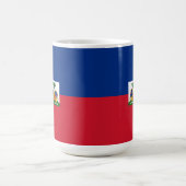Haitis Flagge Kaffeetasse (Mittel)