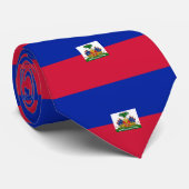 Haitis-Flagge Krawatte (Gerollt)