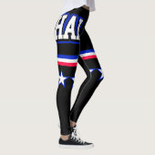 Haitis-Flagge Leggings (Rechts)