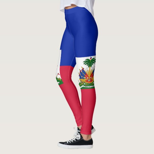 Haitis-Flagge Leggings (Links)