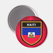 Haitis-Flagge Magnet (Vorderseite/Rückseite)