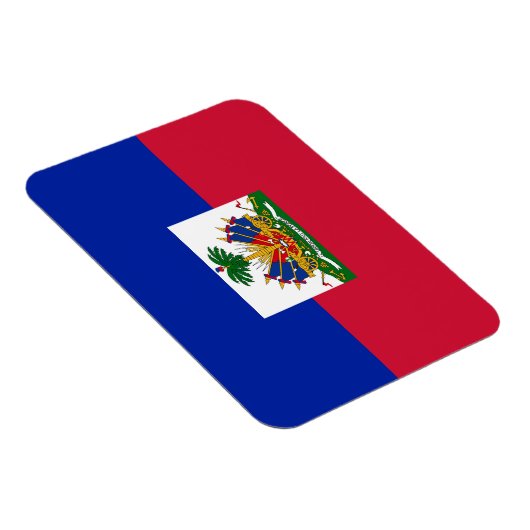 Haitis-Flagge Magnet (Rechte Seite)