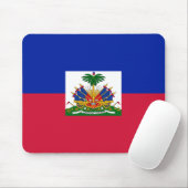 Haitis-Flagge Mousepad (Mit Mouse)
