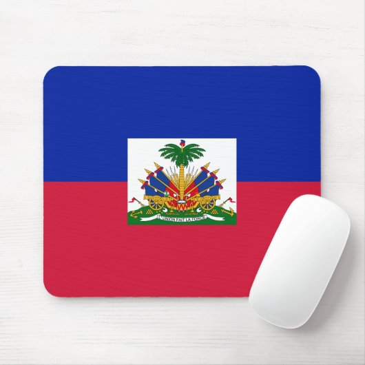 Haitis-Flagge Mousepad (Mit Mouse)