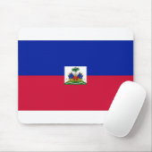 Haitis-Flagge Mousepad (Mit Mouse)