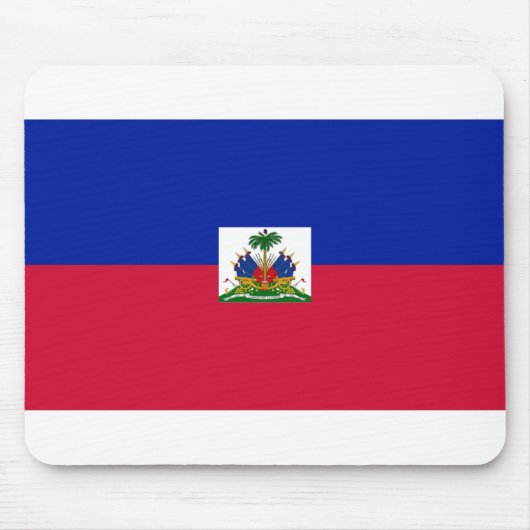 Haitis-Flagge Mousepad (Vorne)