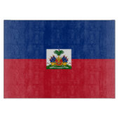 Haitis Flagge Schneidebrett (Vorderseite)