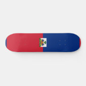 Haitis Flagge Skateboard (Horizontal)