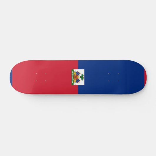 Haitis Flagge Skateboard (Horizontal)