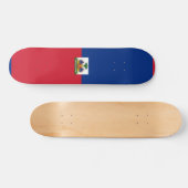 Haitis Flagge Skateboard (Horizontal)