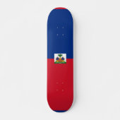 Haitis Flagge Skateboard (Vorne)