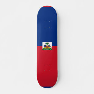 Haitis Flagge Skateboard