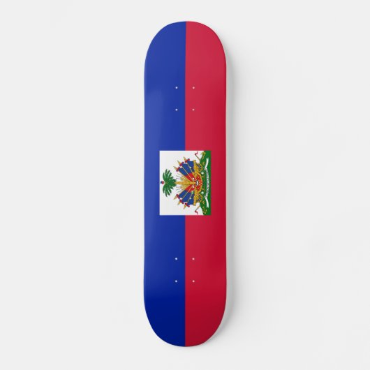 Haitis-Flagge Skateboard (Vorderseite)
