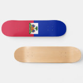 Haitis-Flagge Skateboard (Horizontal)