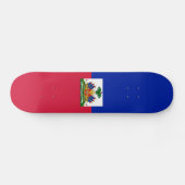 Haitis-Flagge Skateboard (Horizontal)
