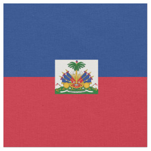 Haitis Flagge Stoff