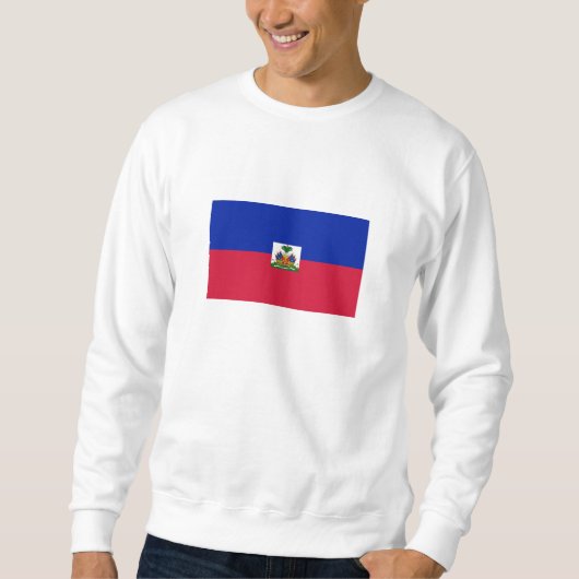 Haitis-Flagge Sweatshirt (Vorderseite)