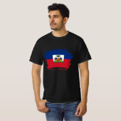 Haitis Flagge T-Shirt (Vorne ganz)