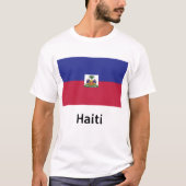 Haitis-Flagge T-Shirt (Vorderseite)