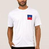 Haitis Flagge T-Shirt (Vorderseite)