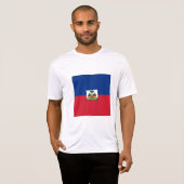 Haitis Flagge T-Shirt (Vorne ganz)