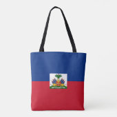 Haitis Flagge Tasche (Rückseite)