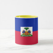 Haitis-Flagge Tasse (Zentrum)