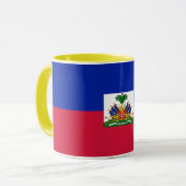 Haitis-Flagge Tasse (Vorderseite Links)