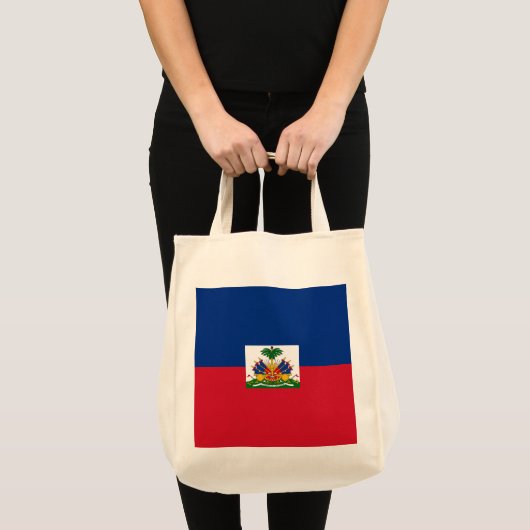 Haitis Flagge Tragetasche (Vorderseite (Produkt))