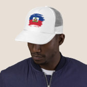 Haitis Flagge Truckerkappe (Beispiel)