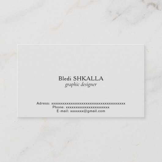 Haitis Flagge Visitenkarte (Rückseite)