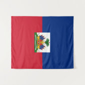 Haitis Flagge Wandteppich (Vorderseite (Horizontal))