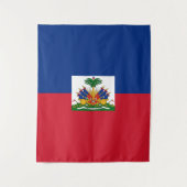 Haitis Flagge Wandteppich (Vorderseite)