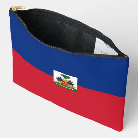 Haitis Flagge Zubehörtasche (Offen)