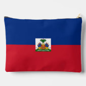 Haitis Flagge Zubehörtasche (Rückseite)