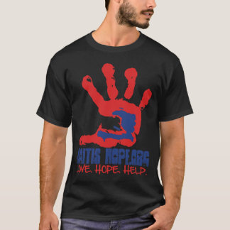 Haitis Hoffnungsschwarzes T-Shirt