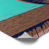 Haitis köstliches Kokosgetränk Postkarte Poster (Ecke)