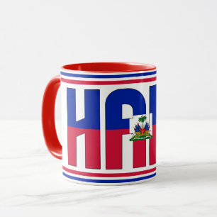Haitis Nationalflagge Patriotischer Kaffee Tasse