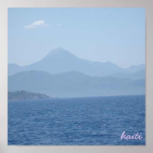 Haitis Paradise Geographic Poster (Vorne)